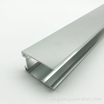 Polerad u form badrum aluminium duschprofil